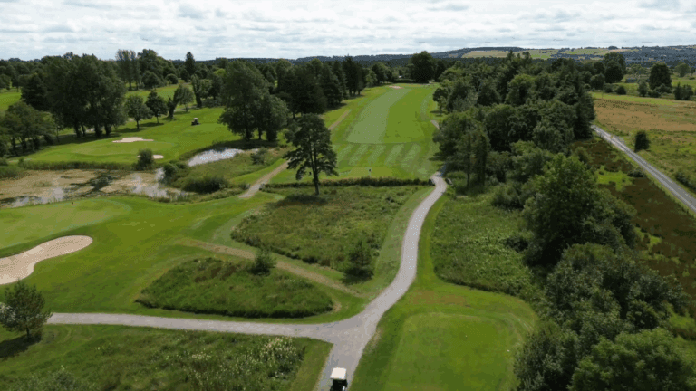 Aerial view of the 2nd hole