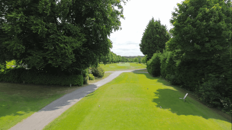 Aerial view of the 3rd hole