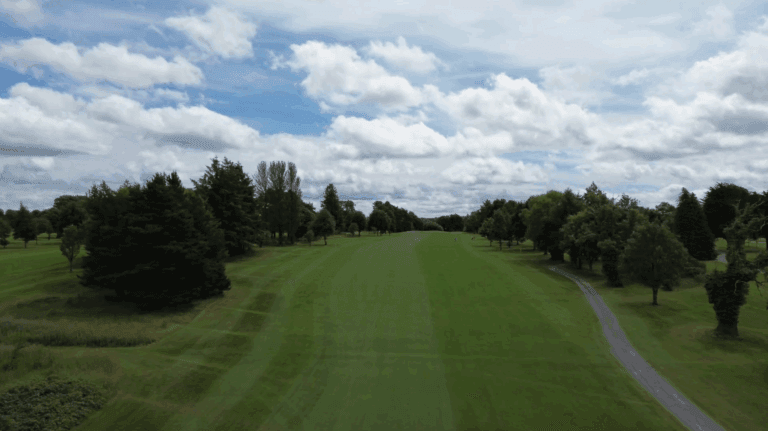 Aerial view of the 10th hole