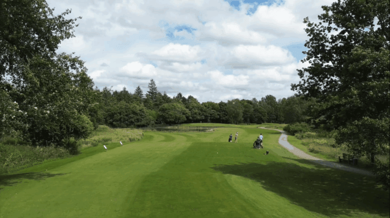 Aerial view of the 12th hole
