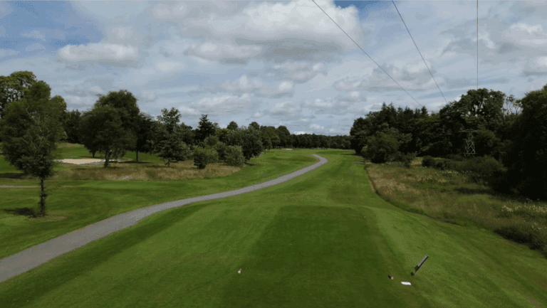 Aerial view of the 4th hole