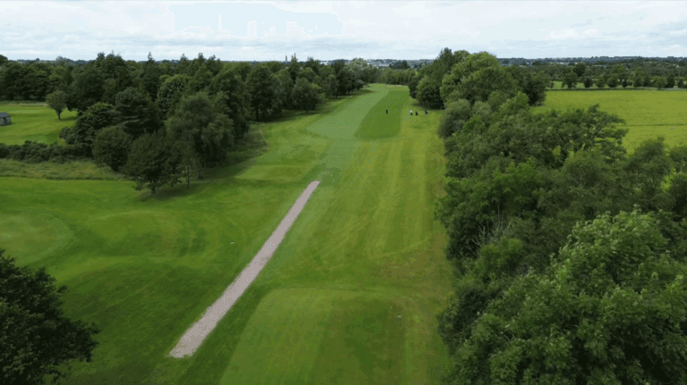 Aerial view of the 5th hole