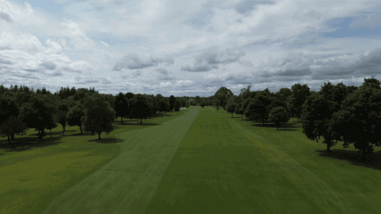 Aerial view of the 7th hole
