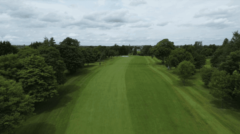 Aerial view of the 8th hole